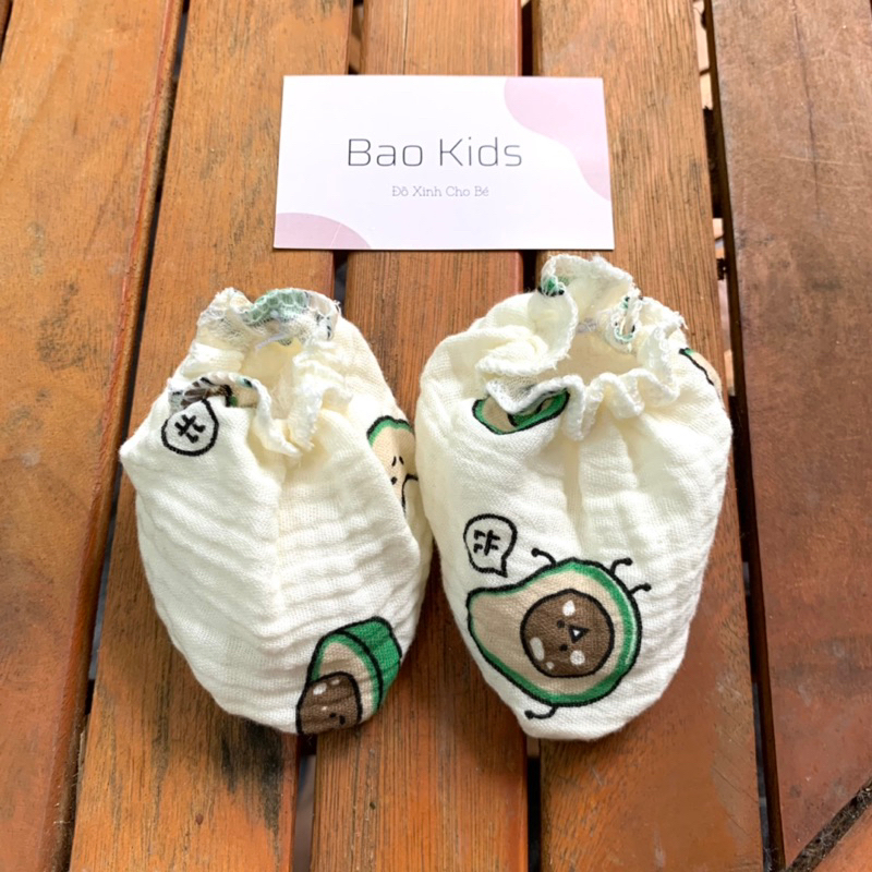 Bao Chân Muslin Mềm mại cho bé sơ sinh. Đủ 10 màu mix