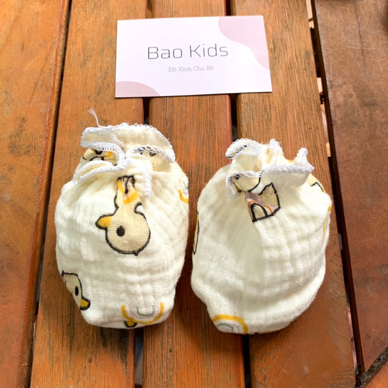 Bao Chân Muslin Mềm mại cho bé sơ sinh. Đủ 10 màu mix