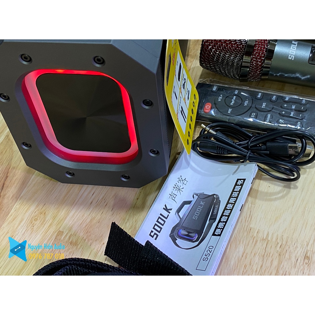 Loa SODLK S520 Nghe nhạc, giải trí karaoke chuyên nghiệp, bluetooth 5.0,150W