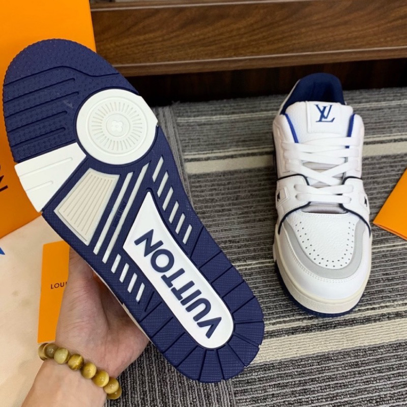 Giày L’V Tra’Ner #54 White NaVy Lai Au Sc