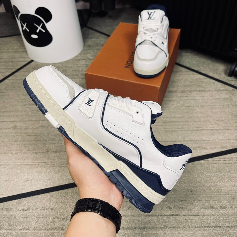 Giày L’V Tra’Ner #54 White NaVy Lai Au Sc