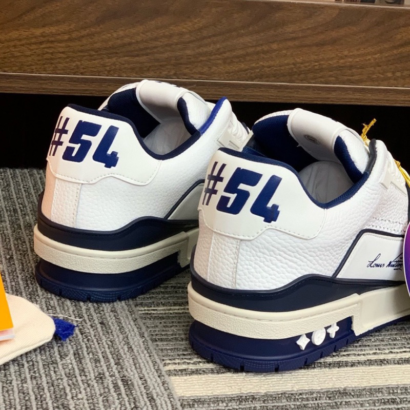 Giày L’V Tra’Ner #54 White NaVy Lai Au Sc