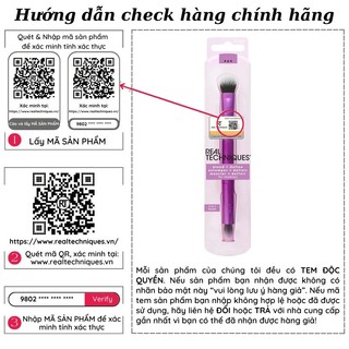Cọ trang điểm mắt 2 đầu real techniques blend and define dual ended makeup brush