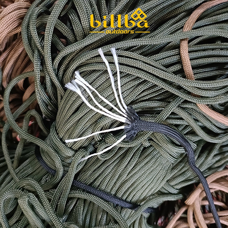 Dây dù Paracord 7 lõi 30m dùng cho cắm trại - Dây dù sinh tồn đa năng 4mm BB1252   - Billba Outdoors