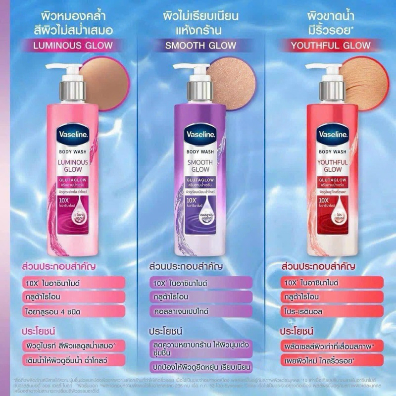 SỮA TẮM VASELINE 425ml Thái Lan