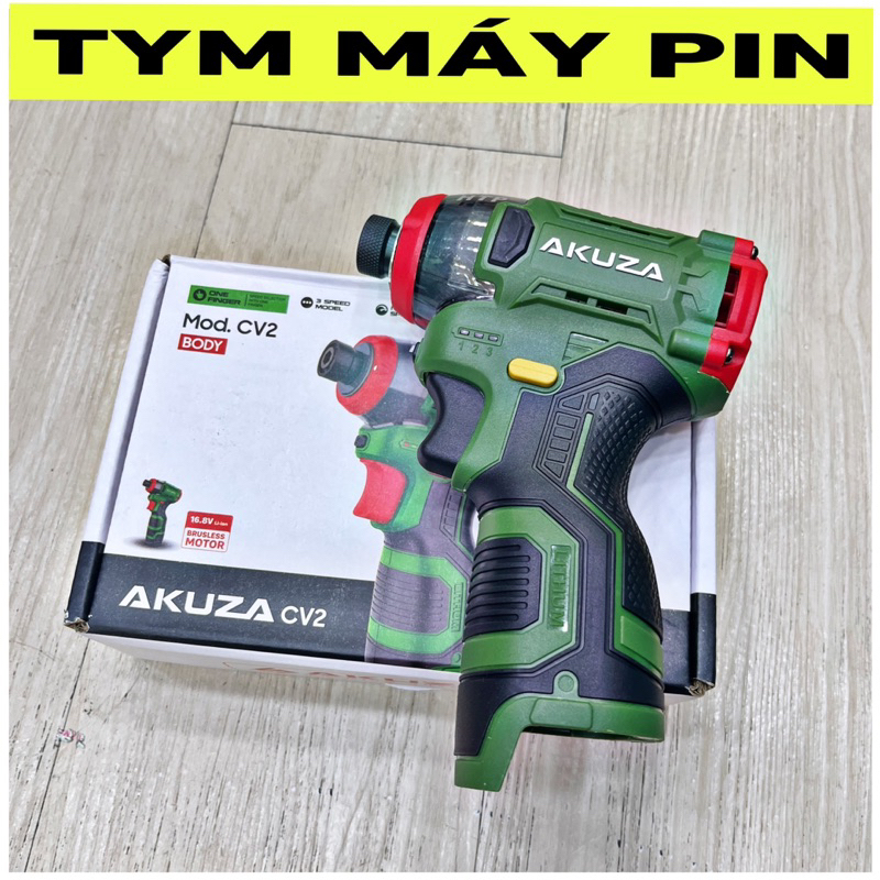 Thân máy bắn vít búa pin 16.8V Akuza CV2 ( CHƯA PIN SẠC ) - Tym máy pin
