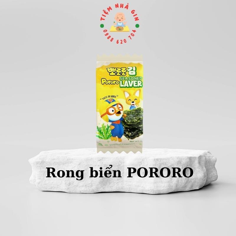 [Chính hãng] Rong biển ăn liền Pororo - Vị truyền thống cho bé từ 1 TUỔI