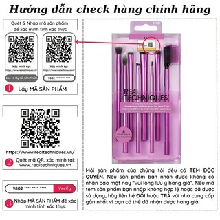 Bộ Cọ Mắ 8 cât REAL TECHNIQUES EVERYDAY EYE ESSENTIALS