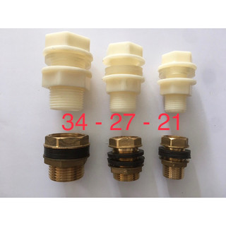 Ép bồn nước- ốc siết bồn 21/27/34 nhựa thau