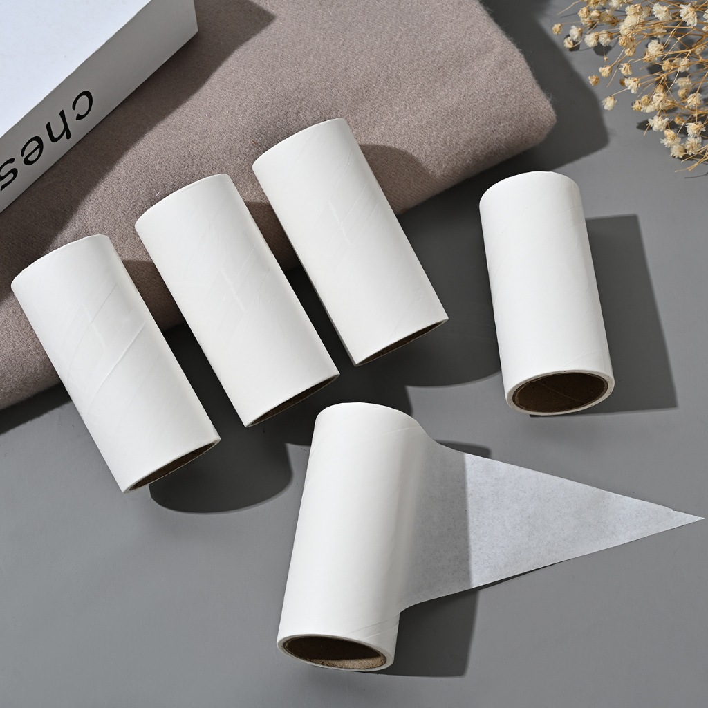 5 Cuộn Lõi Lăn Bụi Thay Thế Cây Lăn Bụi 10cm, 16cm - 5 Lõi Lăn Dự Phòng Thay Thế