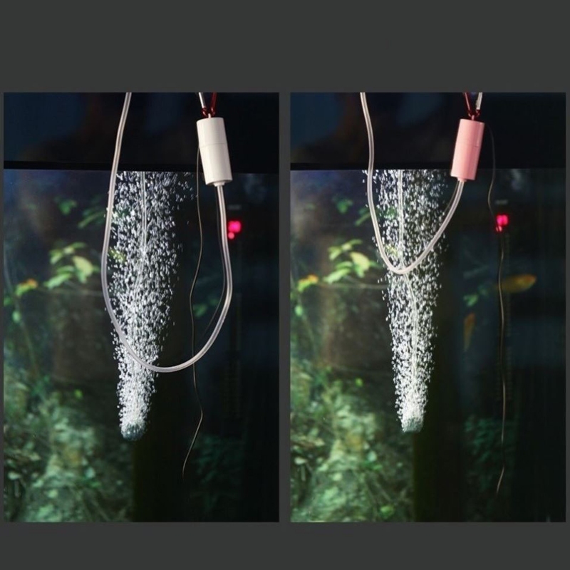 Rẻ🎉Máy sủi oxy mini kết nối USB, sục khí oxi cho bể cá cảnh siêu nhẹ và yên tĩnh, máy bơm khí oxy