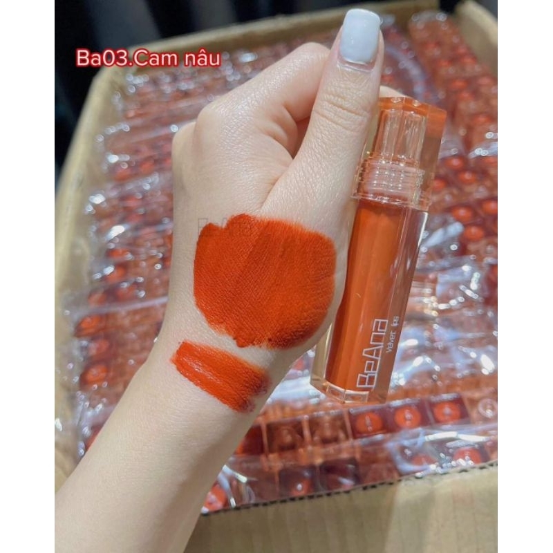 Son cam đất, son màu cam đất, son lì cam đất, son kem lì lâu trôi chính hãng, chất son mềm mướt, lên chuẩn màu son