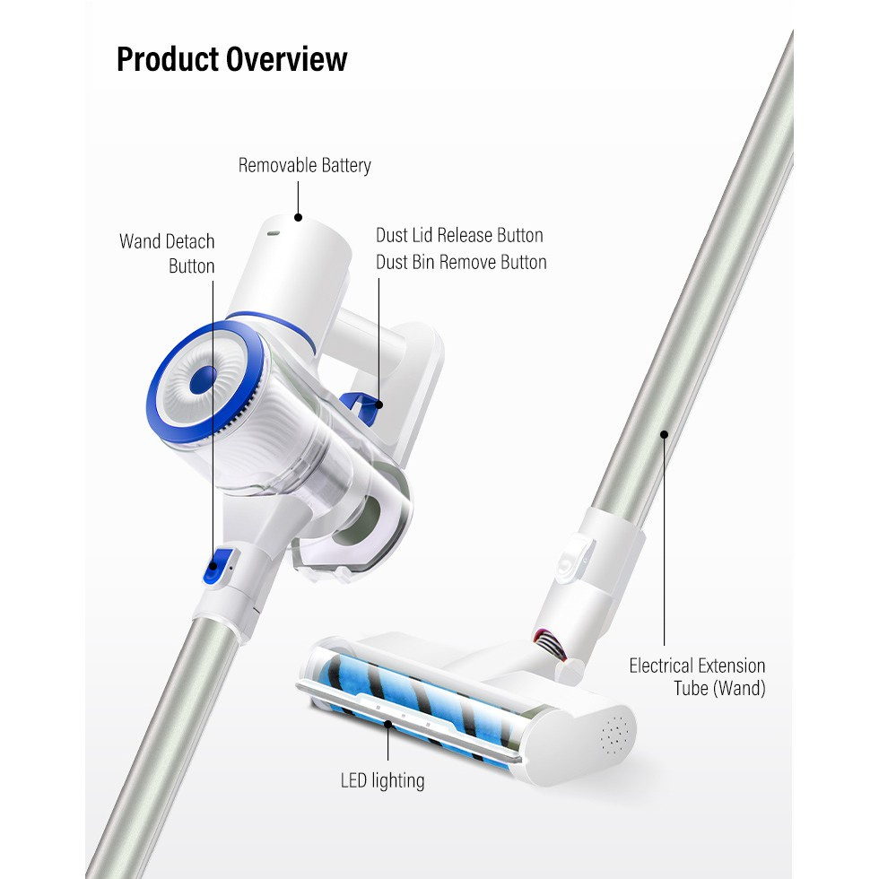 🔥HÀNG CÓ SẴN🔥Máy hút bụi không dây mới Máy hút bụi không dây không bụi cho văn phòng tại nhà