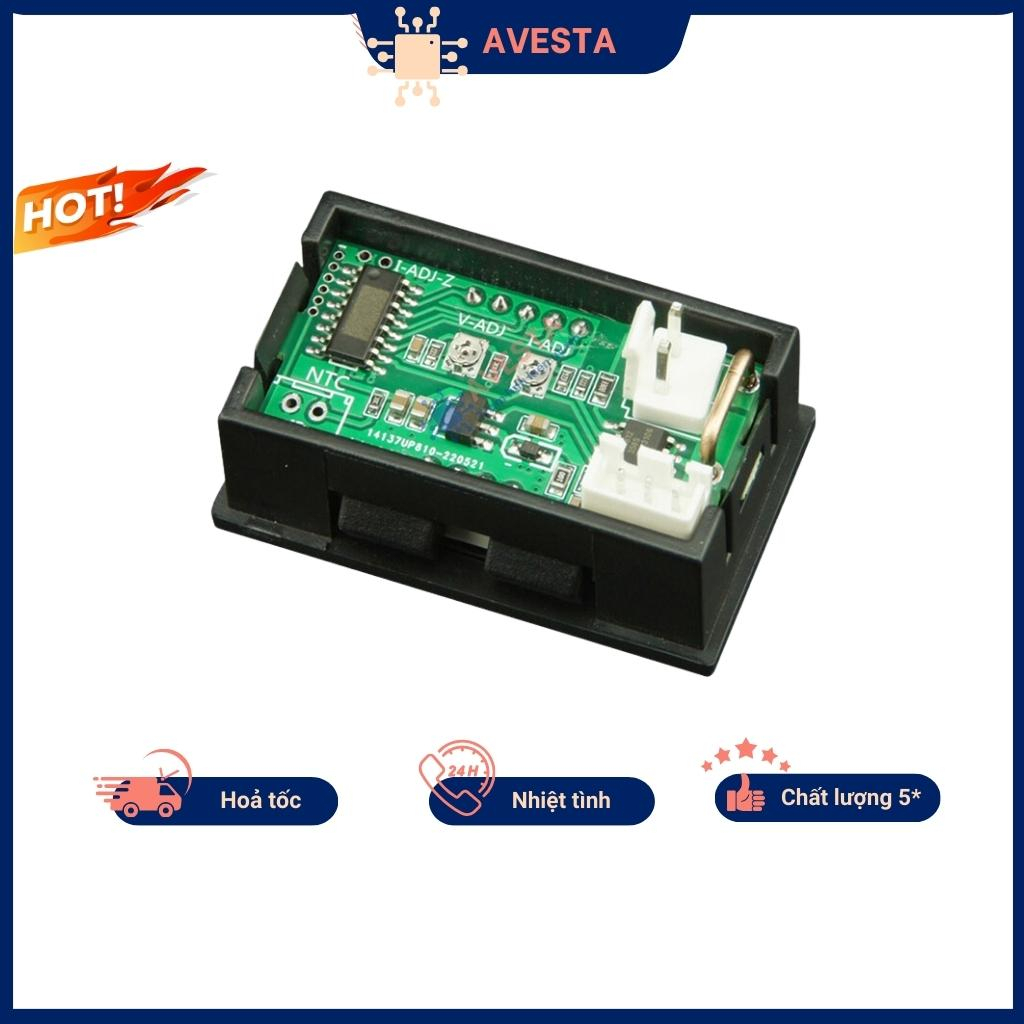 Vôn kế điện tử DC đo dòng và áp 10A 100V chính hãng Avesta