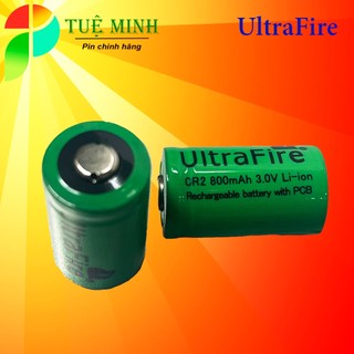 1 viên pin sạc cr2 ultrafire, pin cr2 máy ảnh, pin máy đo khoảng cách, sạc lên đến 1000 lần