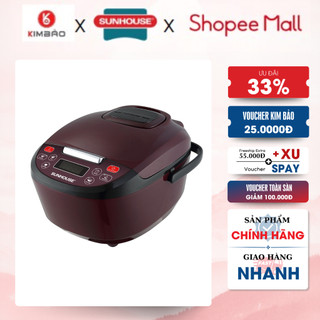 Nồi cơm điện từ 1.8l sunhouse shd8909