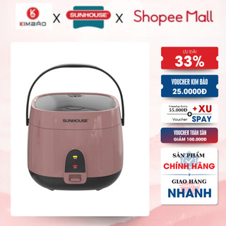 Nồi cơm điện 1.8l sunhouse shd8627 - bảo hành chính hãng 12 tháng