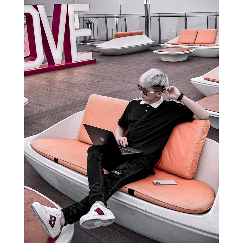 Áo polo GG phản quang hàng loại 1 full bao bì tag mác