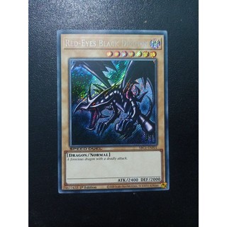 Red-eyes black dragon - secret rare 1st edition sbc1-enf01