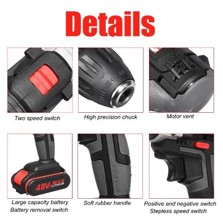 B0SCH 688VF Máy Khoan Không Dây Máy Khoan Búa Máy Khoan Vít Tác Động Máy Khoan Cầm Tay 1/2 Pin