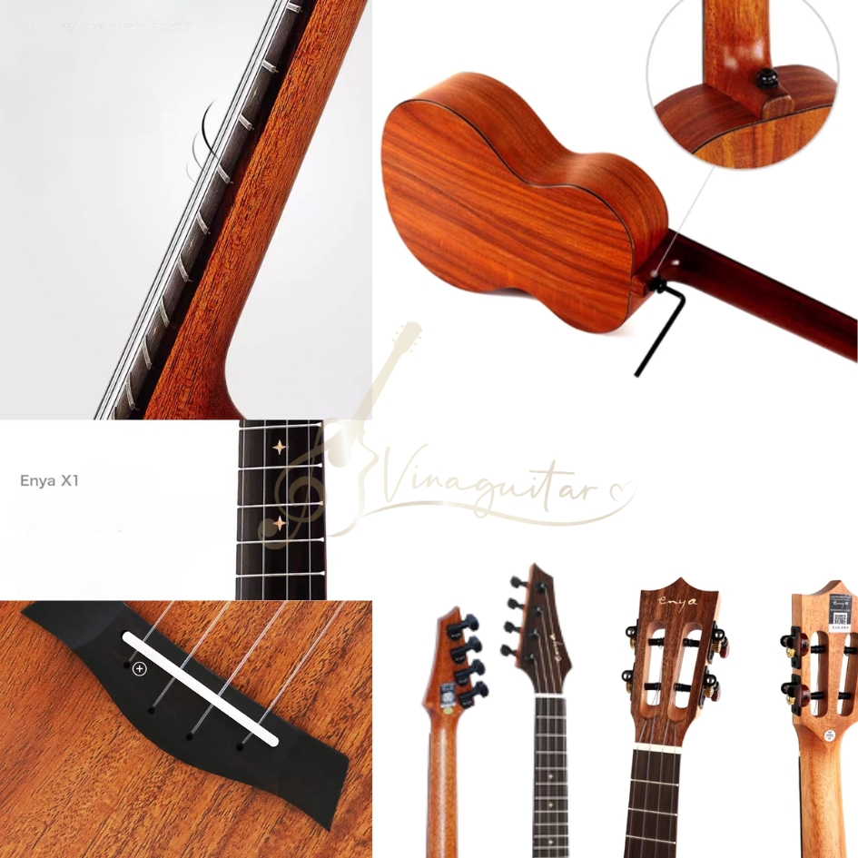 Đàn Ukulele Concert Enya X1 2023 - Kèm 8 món phụ kiện của hãng - Vinaguitar phân phối