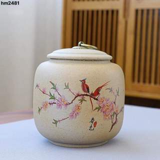 [Nhiều mẫu] Hũ đựng trà gốm tử sa in họa tiết, hũ đựng trà gốm cao cấp Dona Home Decor