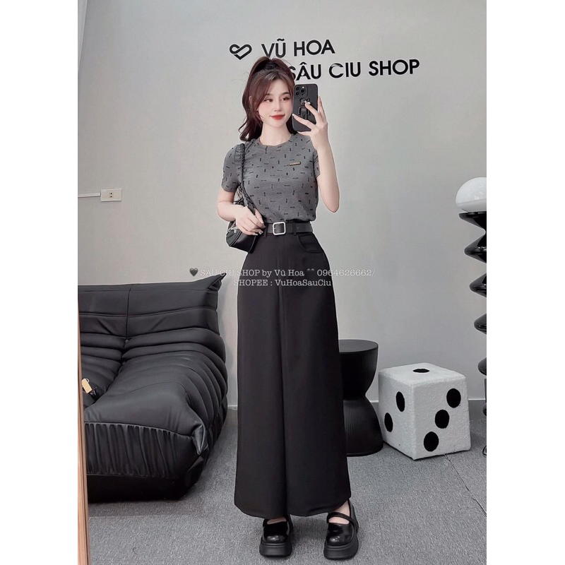 Maihuong⚡️ÁO PULL CỘC TAY MIUMIU IN TRÀN QC  CỘC TAY CHO NỮ