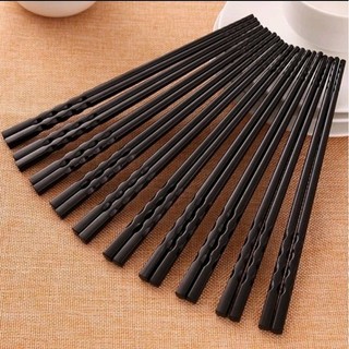 Combo 10 đôi đũa nhựa đen cao cấp