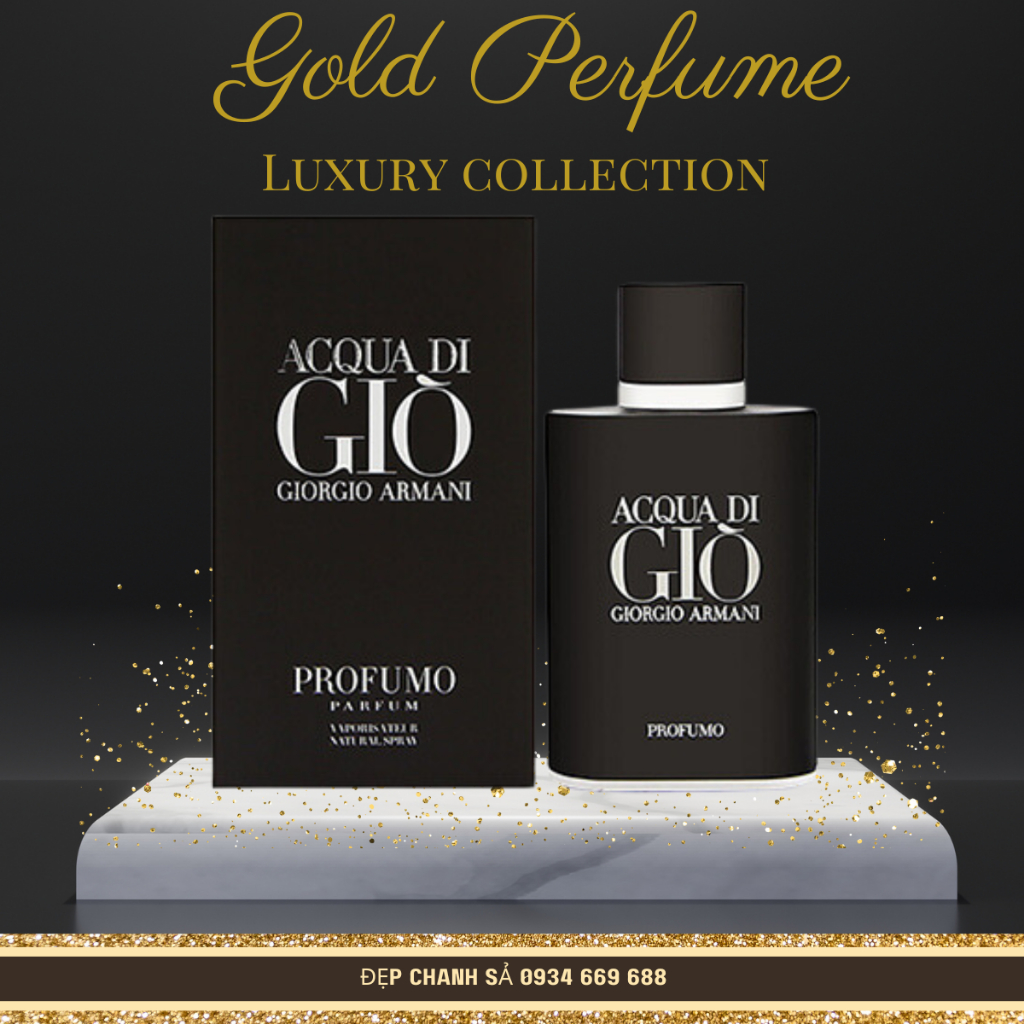 Nước hoa nam dầu thơm nam tính Giò Đen Profumo 100ml lưu hương lâu mạnh mẽ cuốn hút