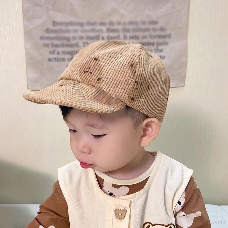 Mũ lưỡi trai, mũ vành gấu cho bé