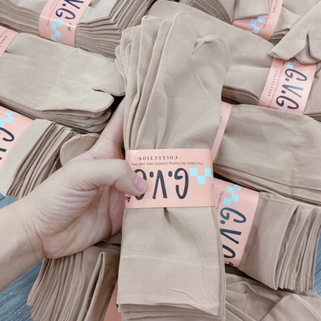 Tất nữ xỏ ngón chống nắng màu da cotton mềm êm chân, vớ nữ cổ ngắn chống nắng - TNXN1