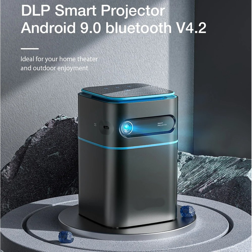 Máy chiếu Nano 9000Lumens ⭐ Máy chiếu Ultra HD 4K 1080P Văn phòng tại nhà Màn hình LCD thông minh LED Máy chiếu mini cầm