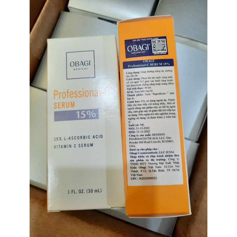 Serum chống oxy hóa chứa vitamin C Professional C 10% , 15% , 20%