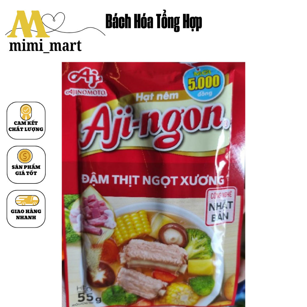 Hạt Nêm Ajingon 55gr Và 2Kg
