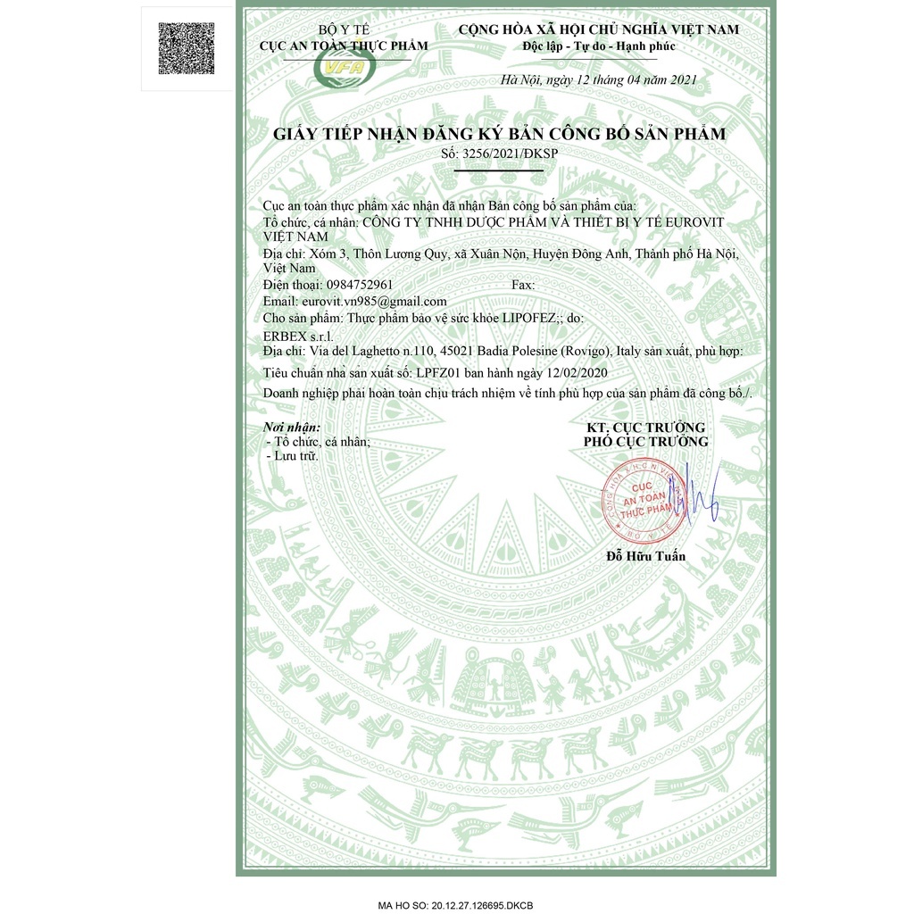 Lipofez Oral Syrup - Bổ Sung Sắt Sinh Học Thế Hệ Mới Cho Bé (Hộp 150ml)