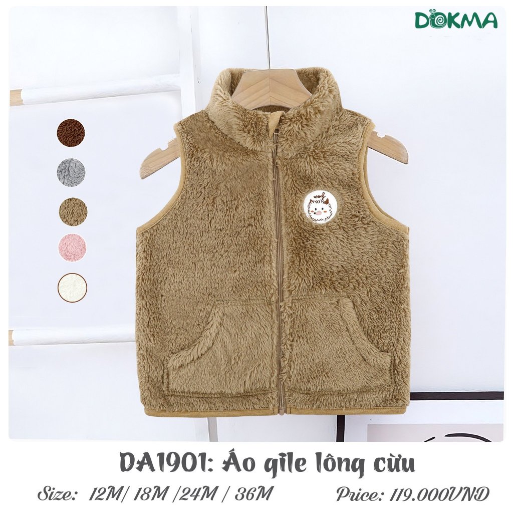 Gile lông cừu mềm Dokma cho bé trai bé gái 6 -36M chất siêu đẹp DA1199 DA1901