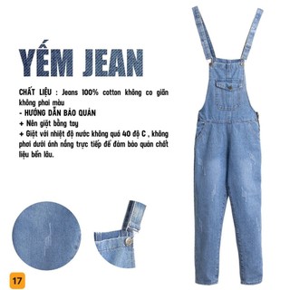 Yếm jean nữ NNH888 nhiều mẫu siêu hot HTB16