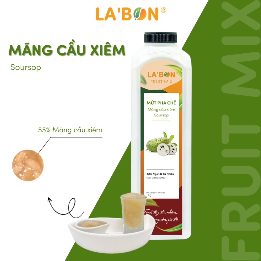 Mứt Pha Chế Mãng Cầu Xiêm LA'BON.