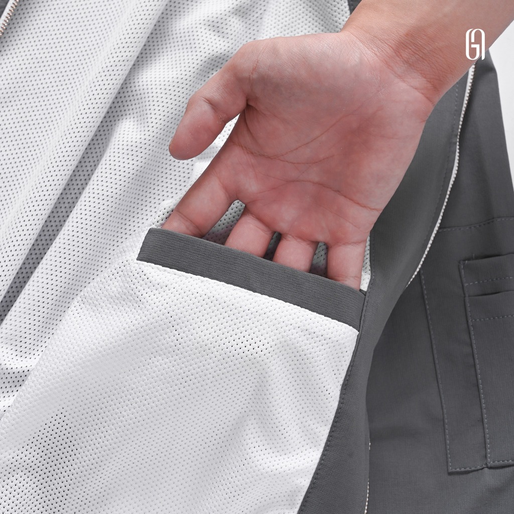 Áo khoác WIND BOMBER JACKET chất liệu gió, form Regular - THE GMEN ELEGANT EST 2017