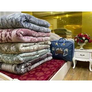 Chăn lông cừu úc đại hàn nặng 4kg - hàng nhập khẩu cao cấp siêu ấm kích thước 2mx2m3