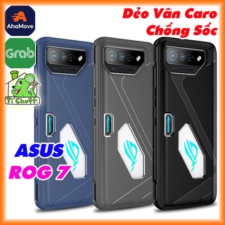 [Ảnh Thật] Ốp Lưng ASUS ROG 7 Phone Vân CARO Chống Sốc