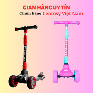 Xe scooter cho bé có bánh đèn phát sáng, xe trượt scooter centosy s3 cao cấp chính hãng