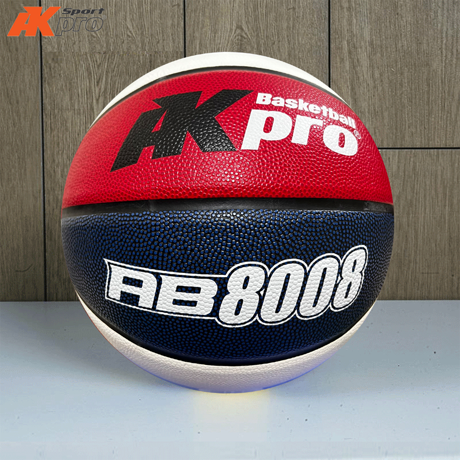 Banh bóng rổ Da AKpro AB8008 Chính hãng Đạt tiêu chuẩn thi đấu