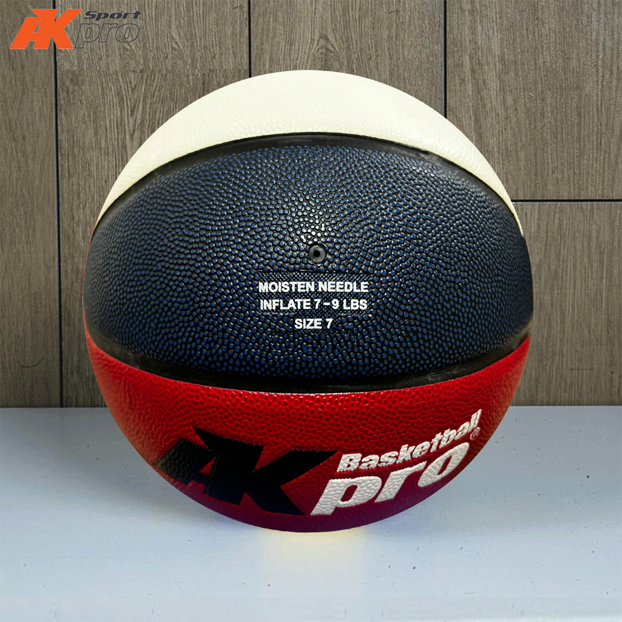 Banh bóng rổ Da AKpro AB8008 Chính hãng Đạt tiêu chuẩn thi đấu