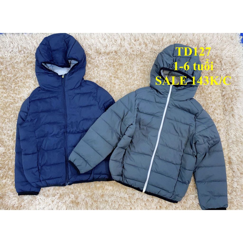 SALE: 143K * Mã TD127: Áo phao siêu nhẹ xuất dư, mềm đẹp BC4347