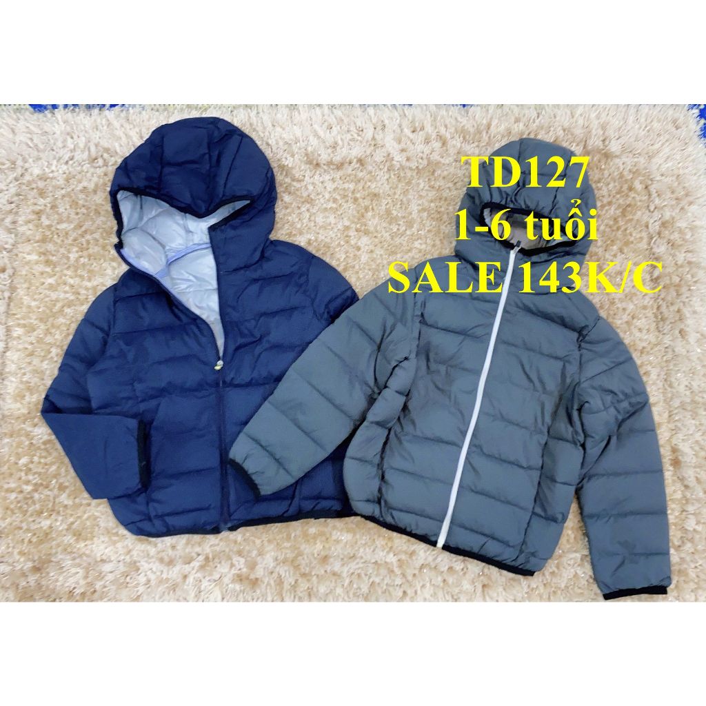SALE: 143K * Mã TD127: Áo phao siêu nhẹ xuất dư, mềm đẹp BC4347