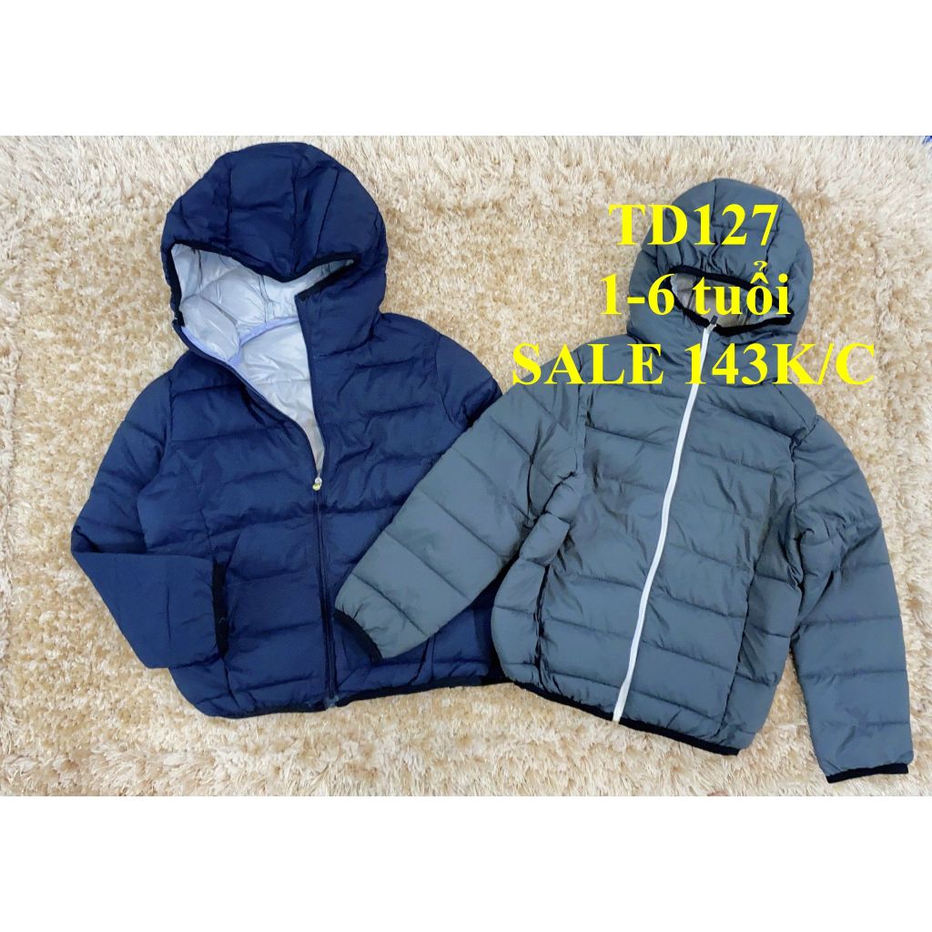 SALE: 143K * Mã TD127: Áo phao siêu nhẹ xuất dư, mềm đẹp BC4347