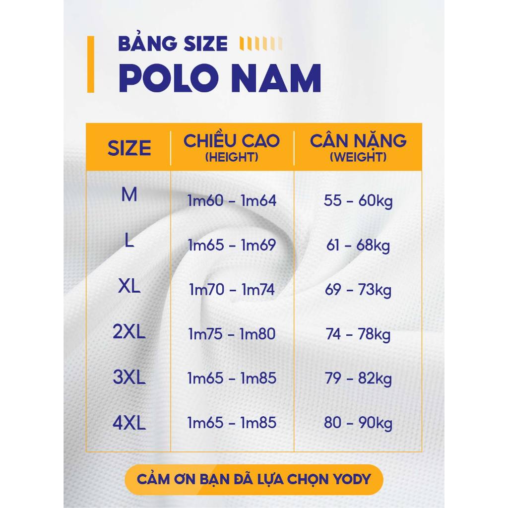 Áo thun polo nam YODY cổ bẻ vải pique mắt chim cao cấp thoáng mát nhiều màu APM3299