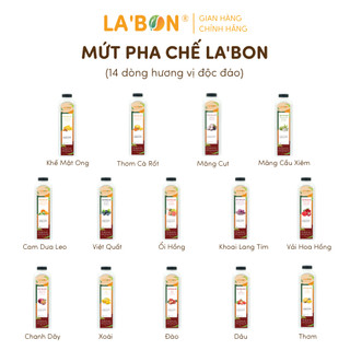 Mứt pha chế la'bon 14 vị chai 400g.
