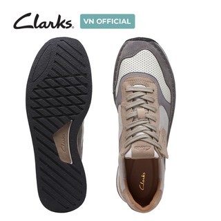 Giày Sneaker Da Lộn Nam Clarks - Craft Run Tor